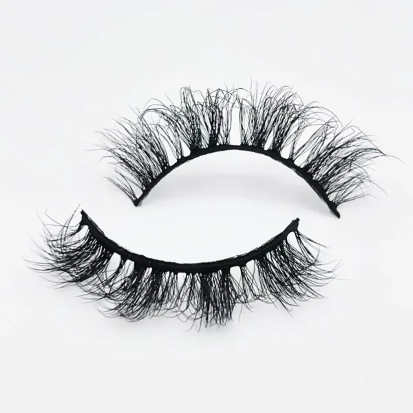 wholesale russian volume faux mink strip lashes d54 f