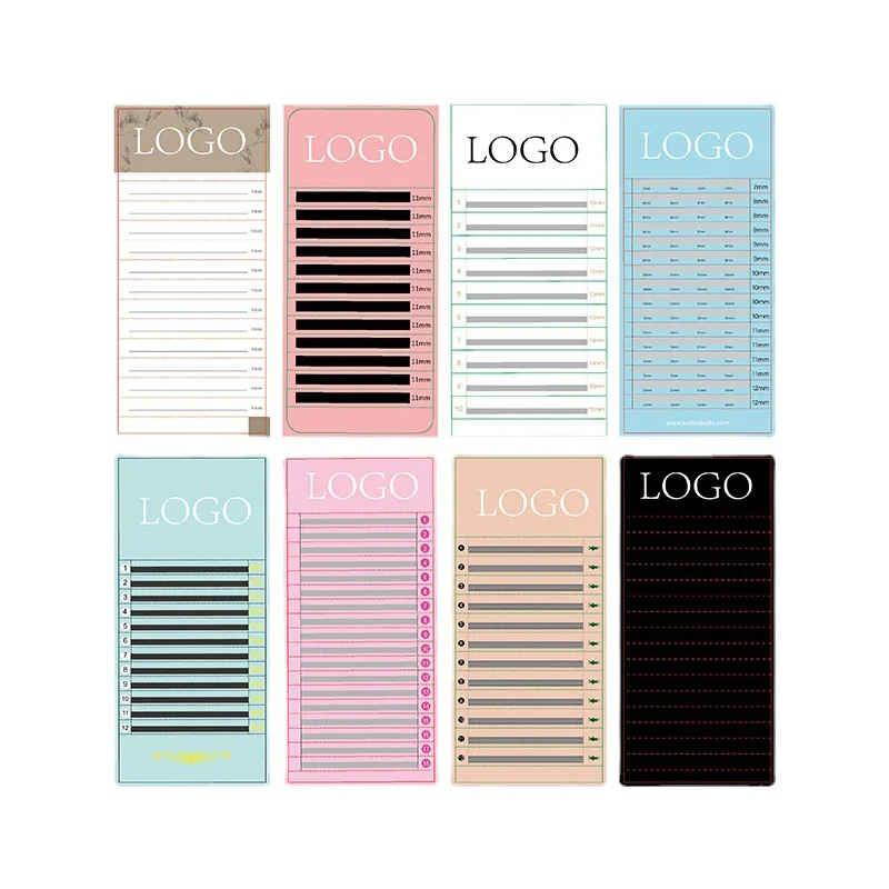 custom lash extensions private label box packaging